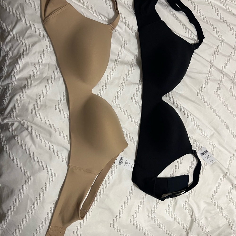 Soma Intimates Black and Tan Nursing Bras